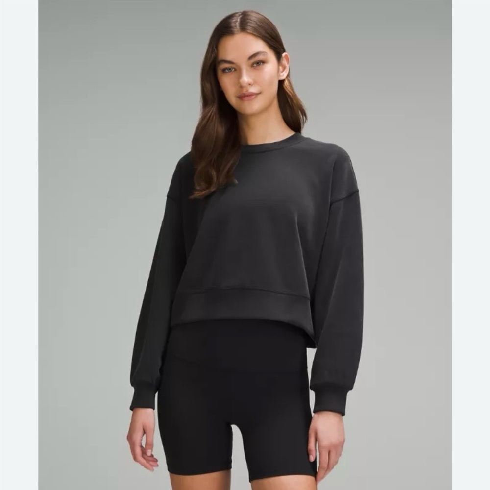 Lululemon softstreme perfectly oversized cropped crew